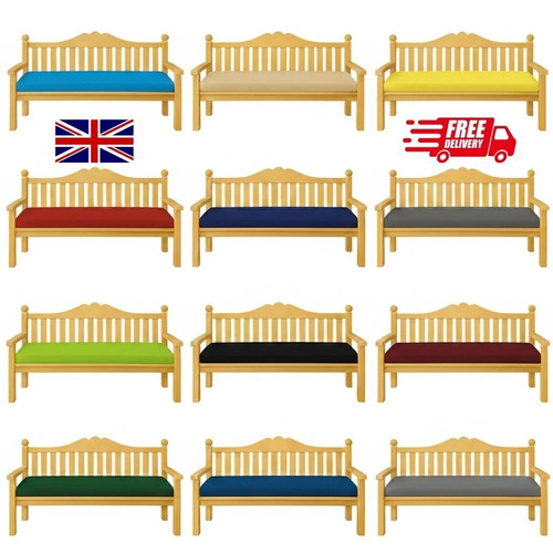 Seater garden bench - garden, cushion