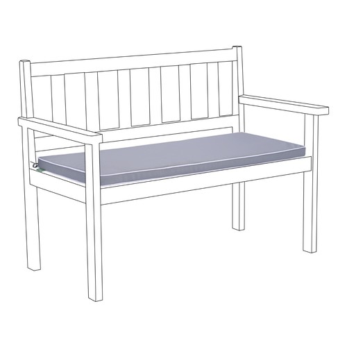 Grey seater garden - seater, bench