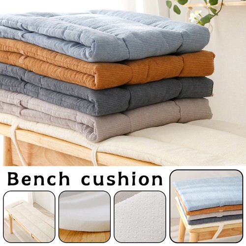 Corduroy bench stool cushion - bench,