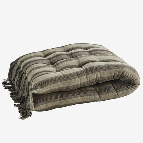 Green cotton mattress with - green,