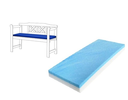 Bench cushion blue foam - bench,
