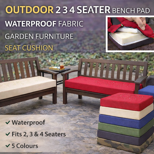 Outdoor seater bench - outdoor, pad