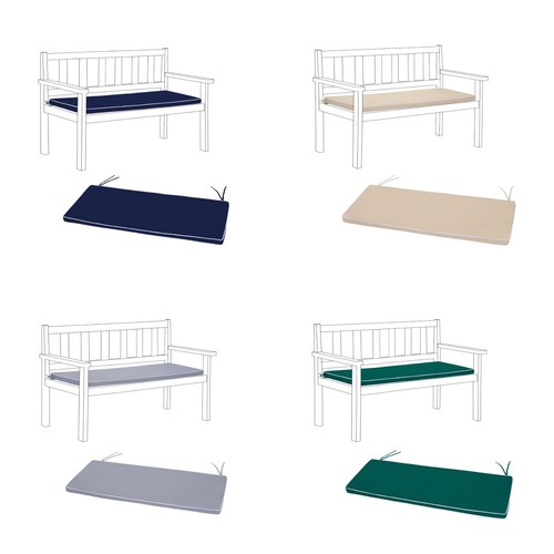 Seater garden bench cushion - seater,