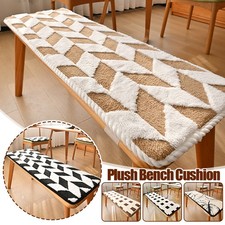 Plush Long Bench Cushion